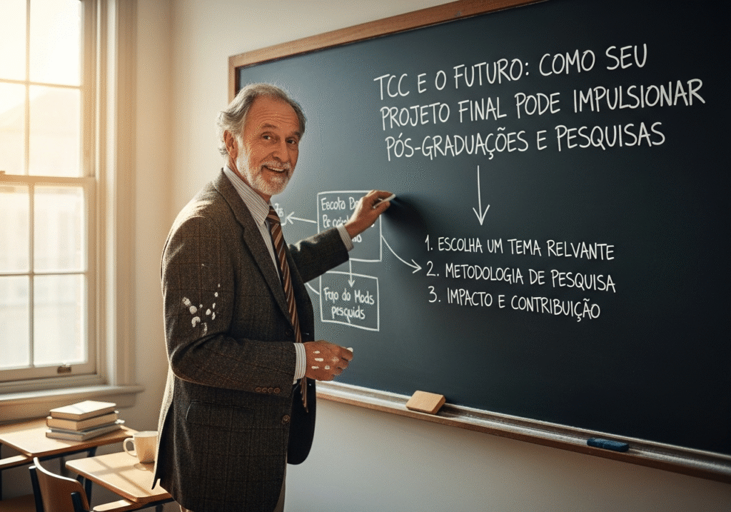 TCC e o Futuro: Como Seu Projeto Final Pode Impulsionar Pós-Graduações e Pesquisas 1 TCC e o Futuro: Como Seu Projeto Final Pode Impulsionar Pós-Graduações e Pesquisas